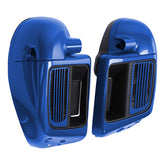 HR3 Mako Shark Fade Vented Lower Fairing Kit For Harley Touring Models 2014-2023 (Fits water cooled models)